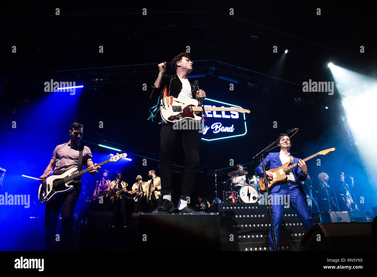 Toronto, Kanada. 16. Februar 2019. Arkells Multiprotokollkarte bei Scotiabank Arena, Toronto Credit: topconcertphoto/Alamy leben Nachrichten Stockfoto