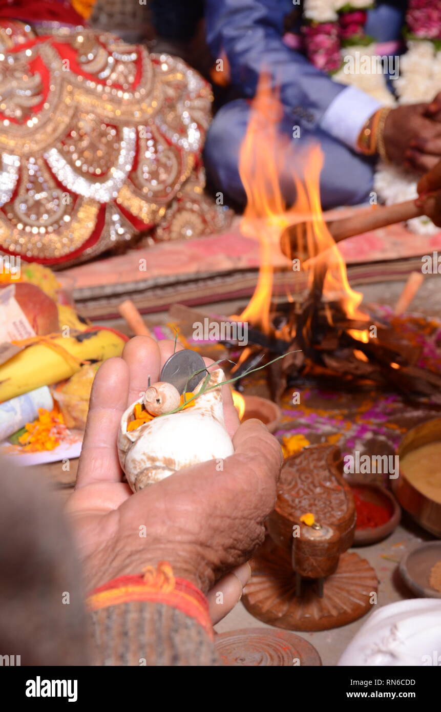 Indische Hochzeit Kultur Stockfoto