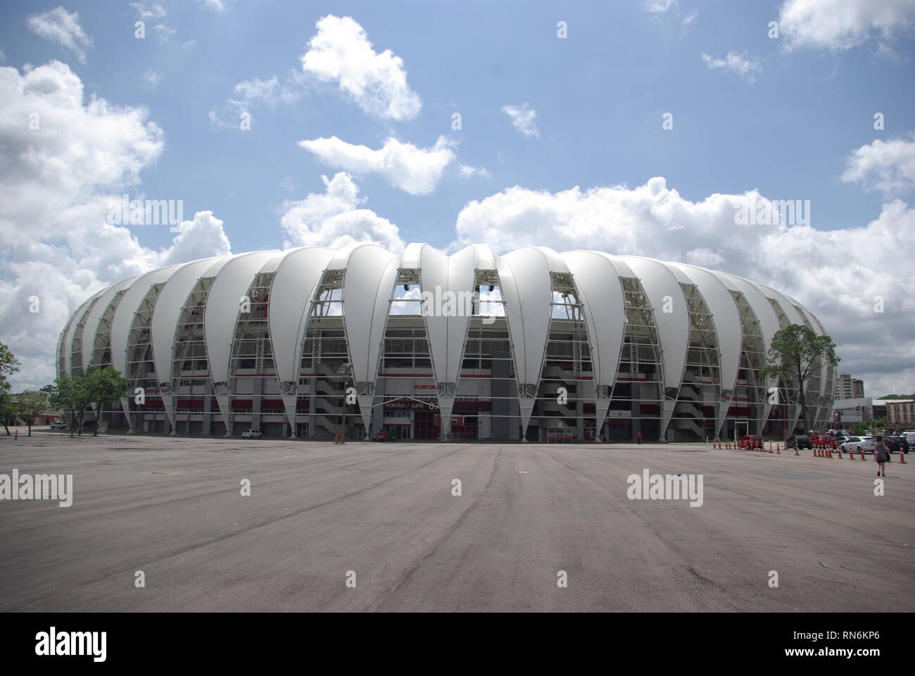 Das Stadion Estádio Beira-Rio in Porto Alegre - Brasilien Stockfoto