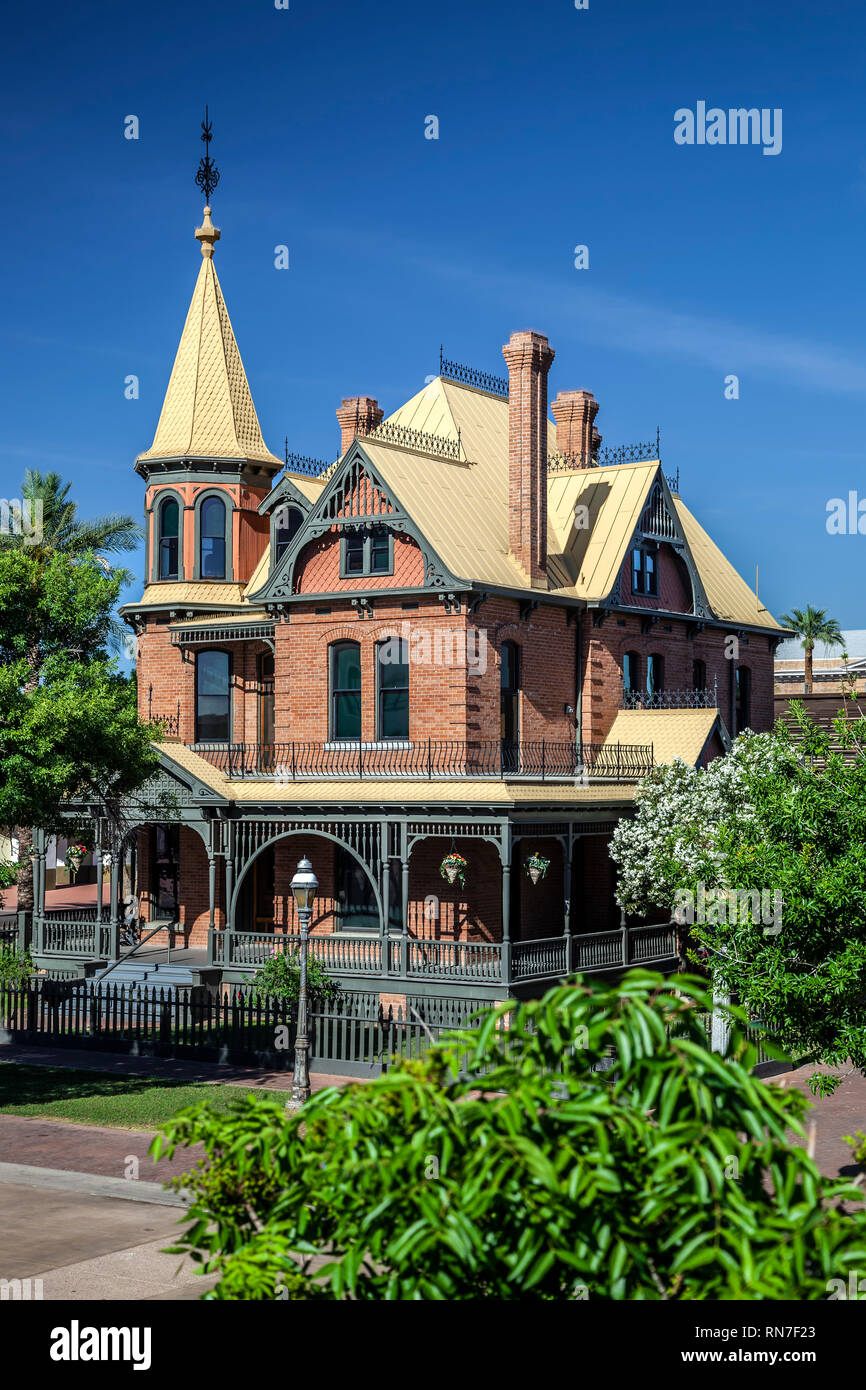 Rosson House (viktorianisch) und Museum, Heritage Square Park, Phoenix, Arizona USA Stockfoto