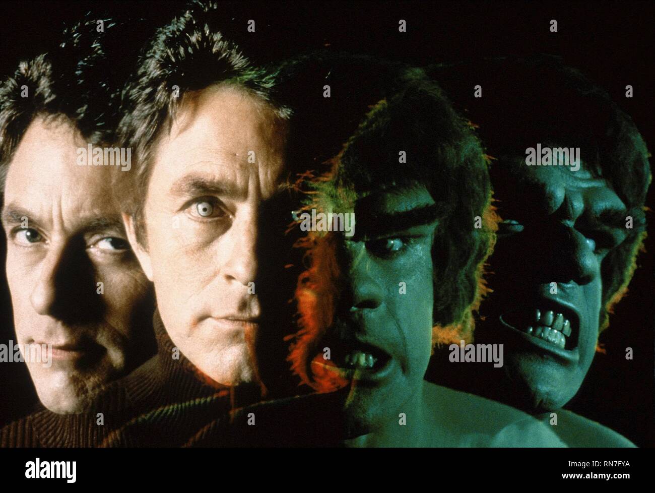 BIXBY, FERRIGNO, DER UNGLAUBLICHE HULK, 1978 Stockfoto