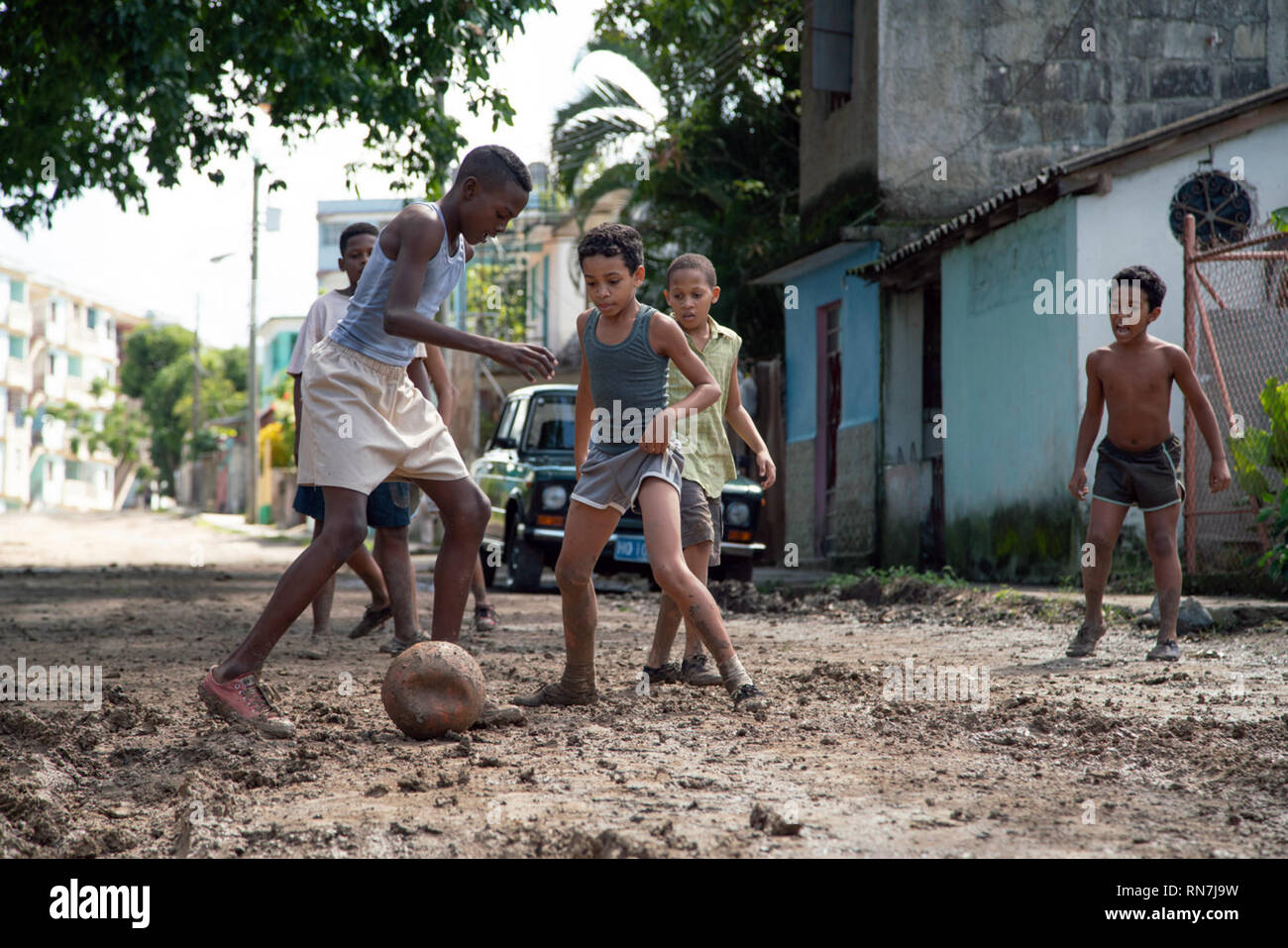 Yuli ist ein 2018 Film unter der Regie von iciar Bollain. Dieses Foto ist nur für den redaktionellen Gebrauch bestimmt und unterliegen dem Copyright der Film Company und/oder der bezeichneten Fotograf durch den Film oder die Produktion Firma zugewiesen. Stockfoto