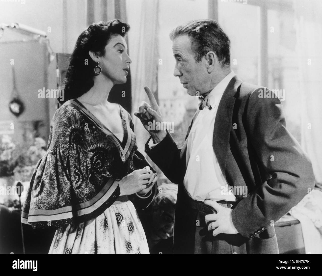 GARDNER, Bogart, The Barefoot Contessa, 1954 Stockfoto