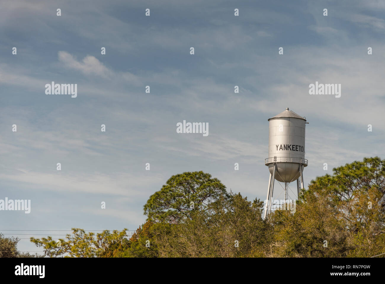 Yankeetown Florida USA Wasserturm Stockfoto