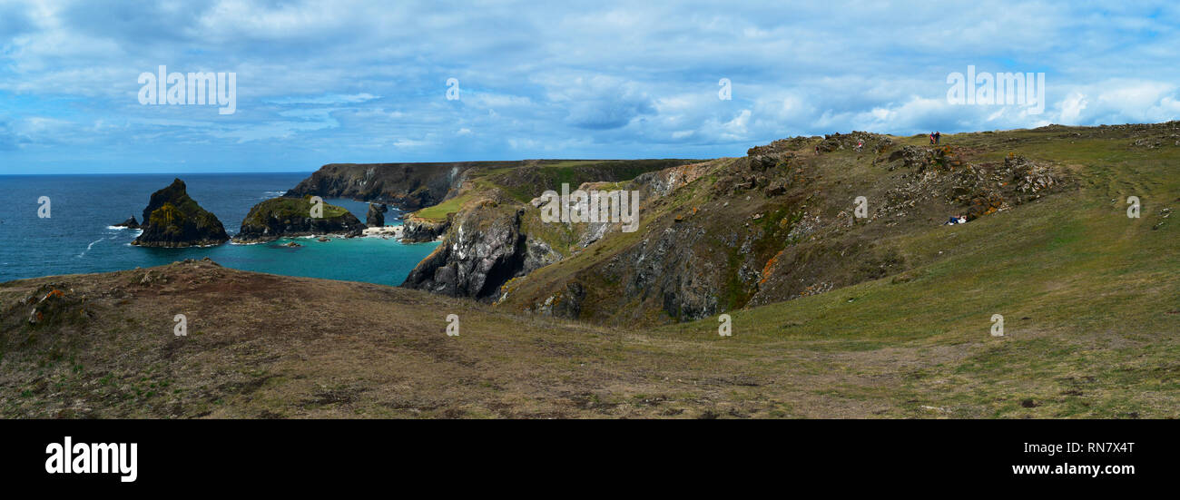 Kynance Cove panorama Stockfoto