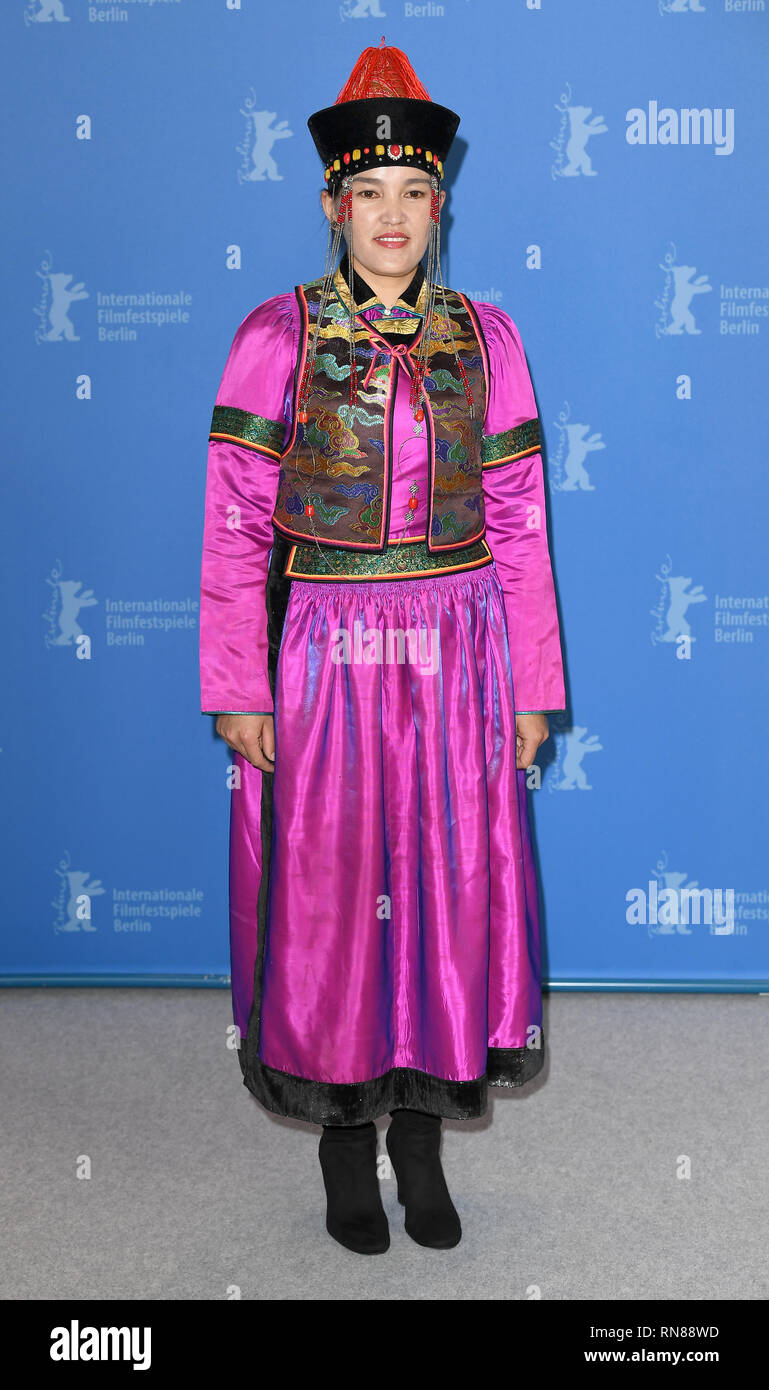 Enkhtaivan Dulamjav besucht die Oendoeg photocall während der 69. Internationalen Filmfestspiele Berlin im Grand Hyatt Hotel in Berlin. © Paul Treadway Stockfoto