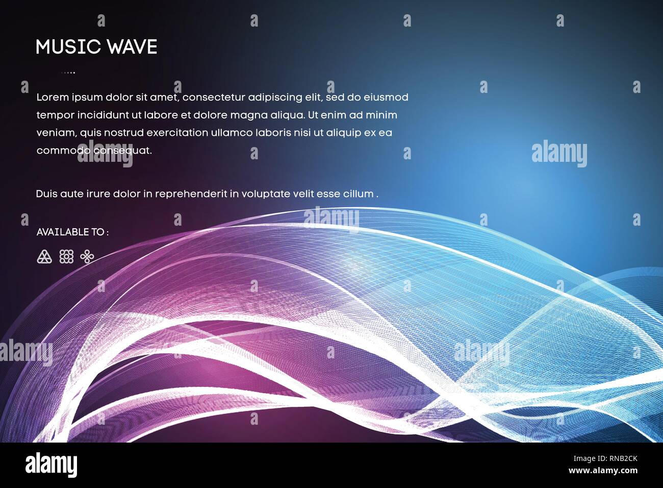 Sound wave Vector. Vektor Musik stimme Vibration, song Wellenform digitale Spektrum, audio Pulse und Wellenform Frequency Equalizer. EPS 10-Vektor Stock Vektor