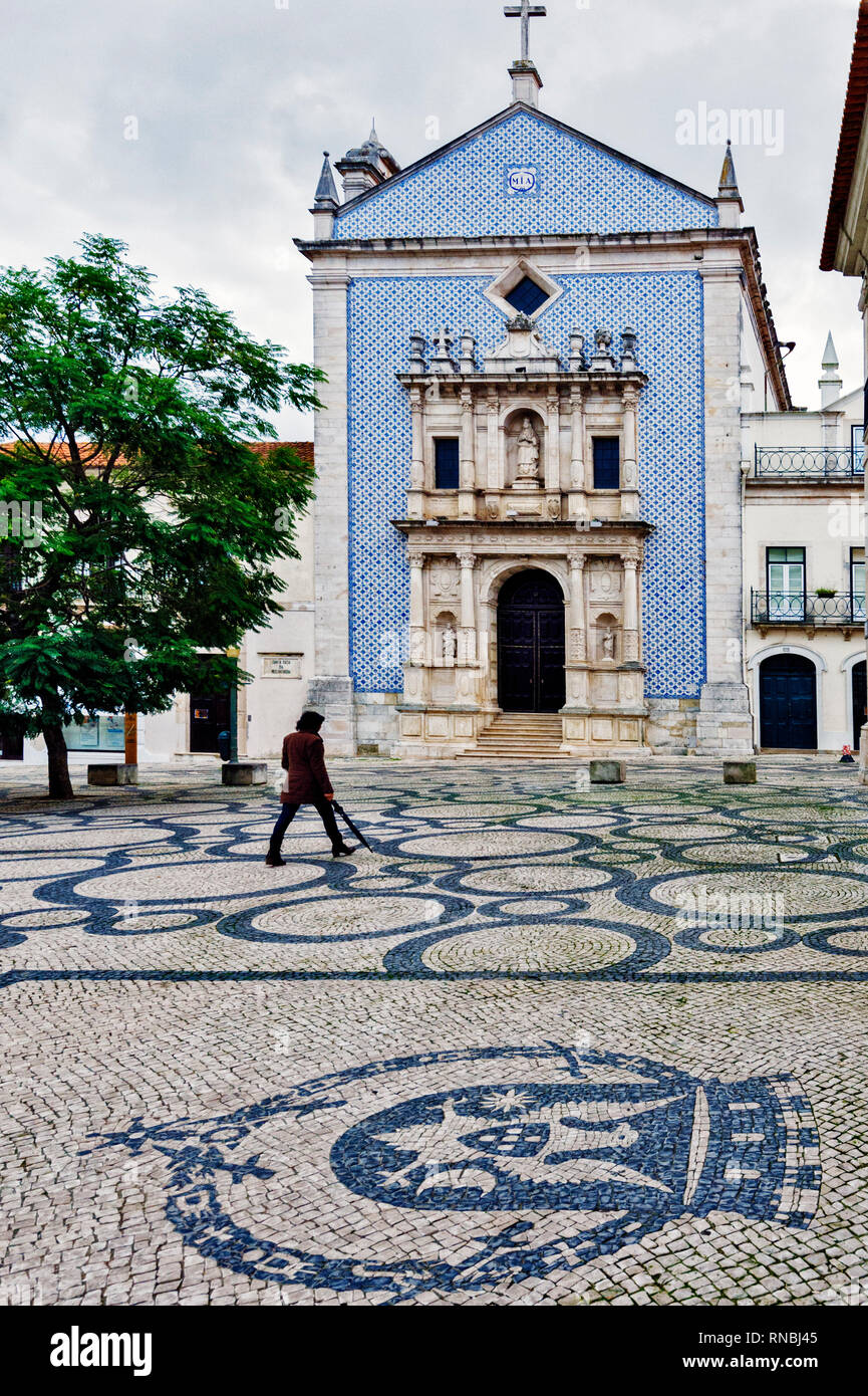 Fassade der Hauptsitz der Aveiro Santa Casa da misericórdia in Aveiro, Portugal Stockfoto