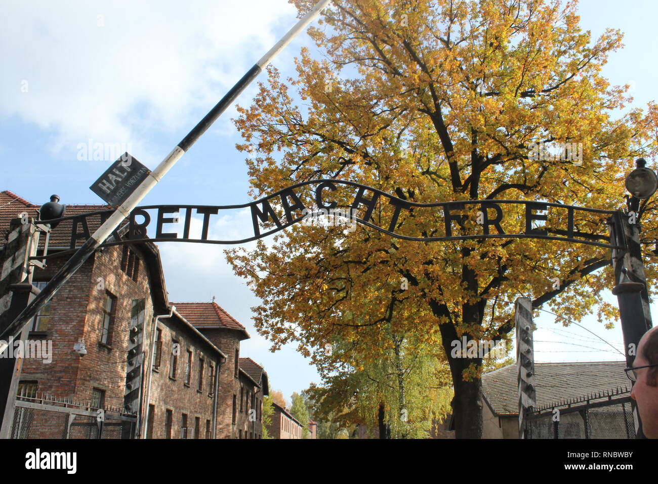 Konzentrationslager Auschwitz Birkenau Stockfoto