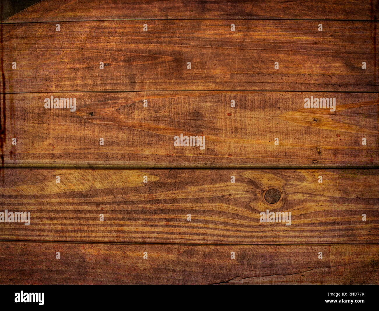 Holz Bohlen Muster Hintergrund - Braun Grunge Holzboden Hintergrund Stockfoto