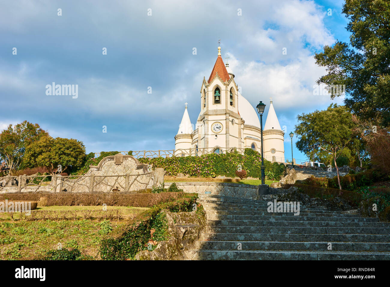 Lisboa, Portugal - 05. Februar 2015: Sameiro Heiligtum in Penafiel, nördlich von Portugal Porto District, Portugal. Stockfoto