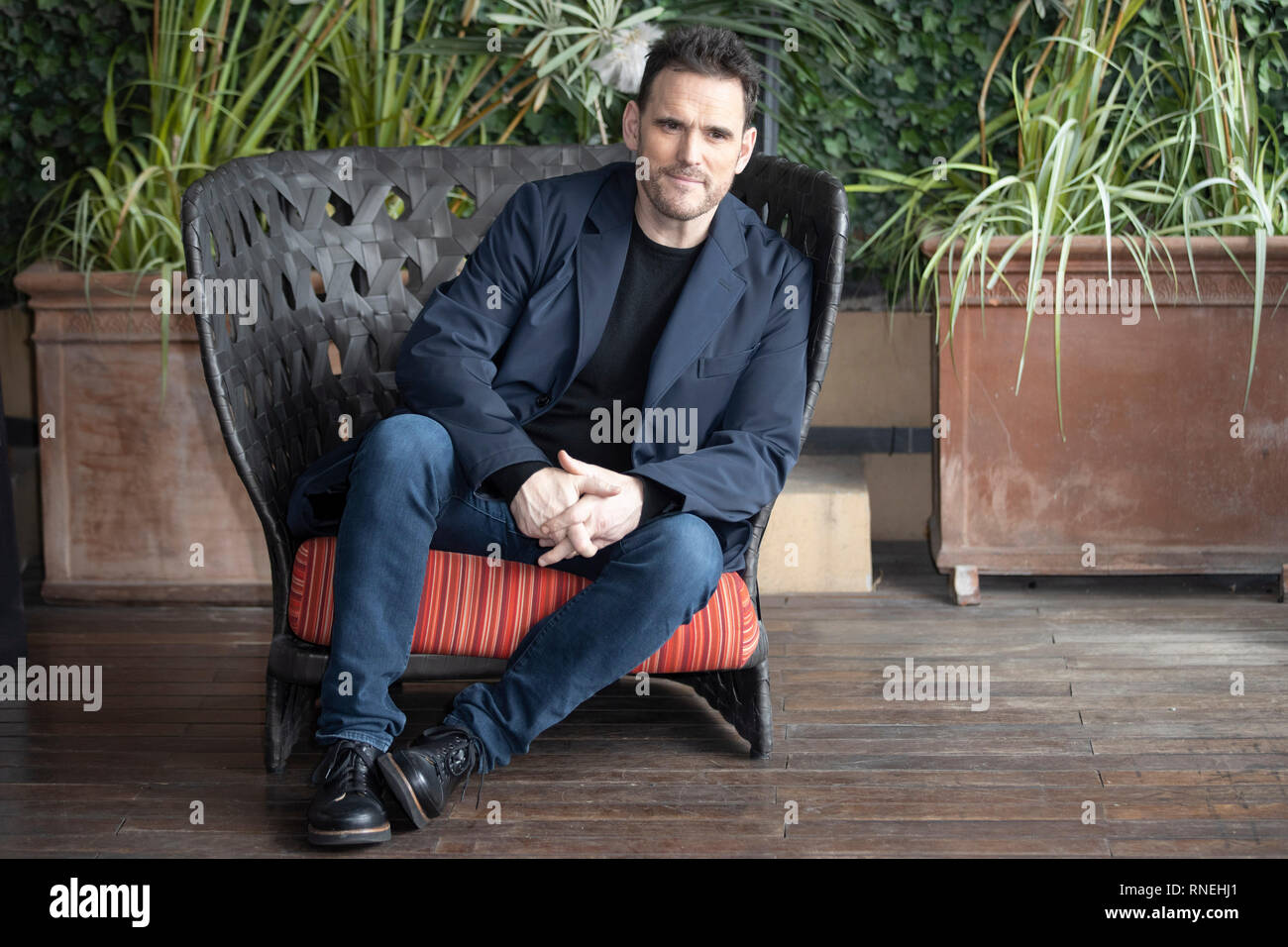 Matt Dillon dargestellt während der fotoauftrag der Film La Casa di Jack im Hotel Bernini Bristol - Roma Stockfoto
