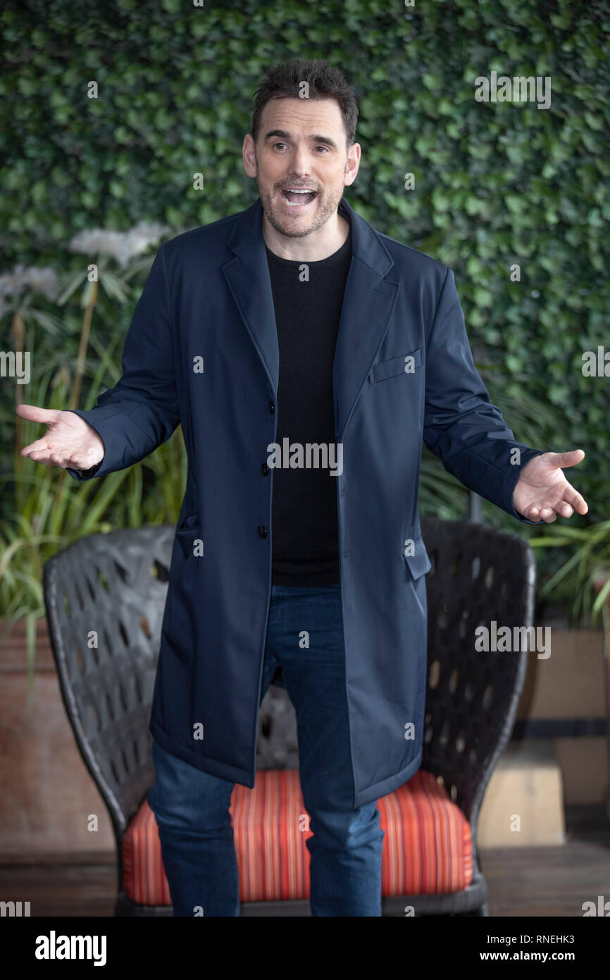 Matt Dillon dargestellt während der fotoauftrag der Film La Casa di Jack im Hotel Bernini Bristol - Roma Stockfoto