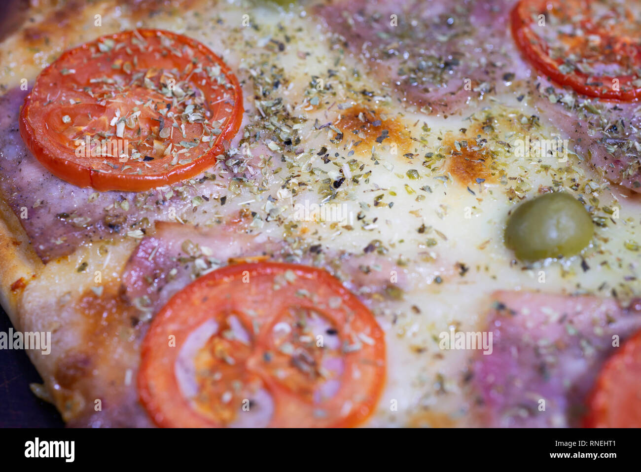 hausgemachte pizza Stockfoto