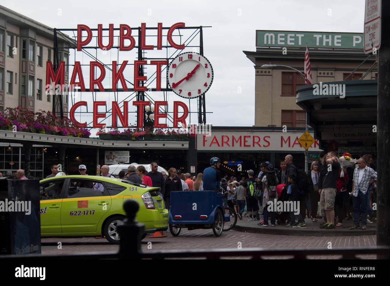 Pikes Place Seattle Stockfoto