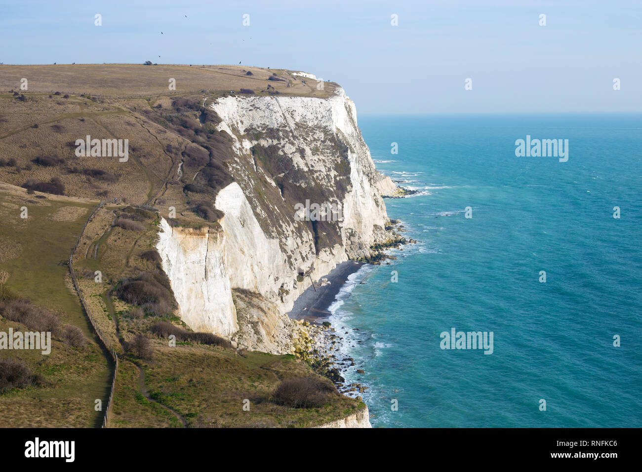 Die weißen Klippen von Dover, England, 2019. Foto von Akira Suemori Stockfoto