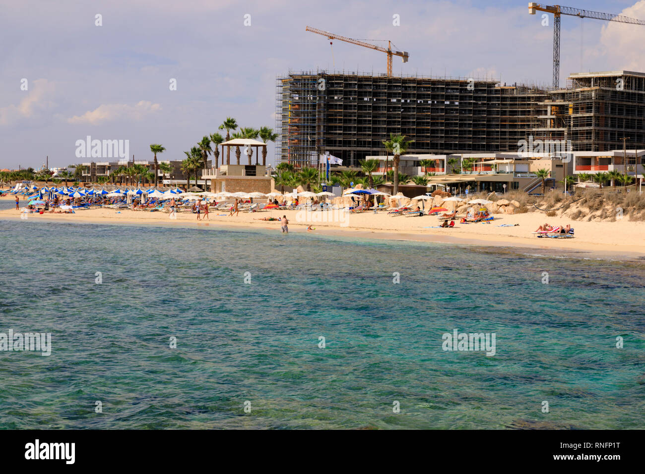 Hotel, Ayia Napa, Zypern Oktober 2018 Stockfoto