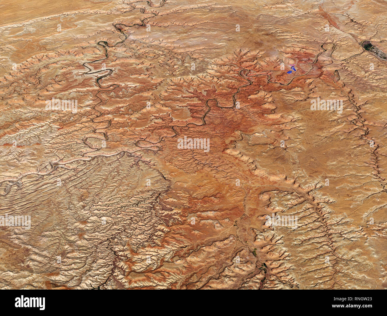 Luftbild des Canyonlands National Park, Utah, USA Stockfoto