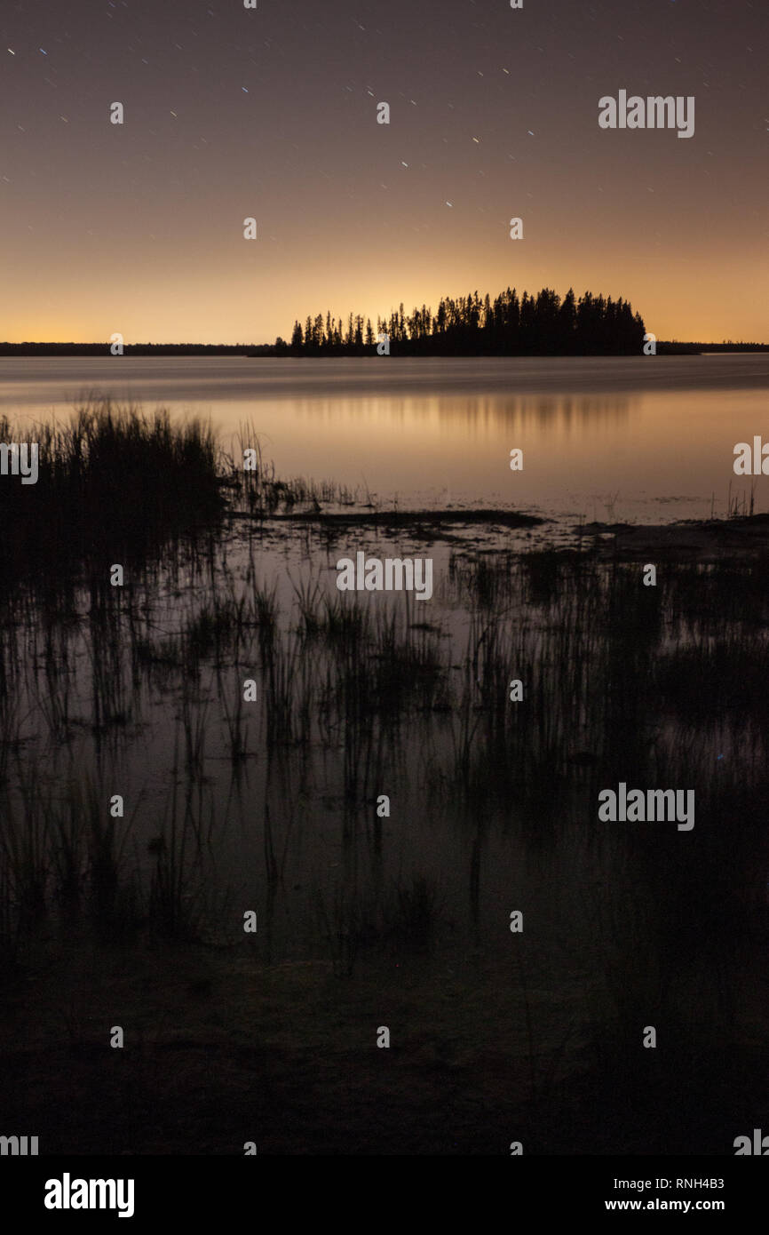 Astotin See, Elk Island National Park, Alberta, Kanada Stockfoto