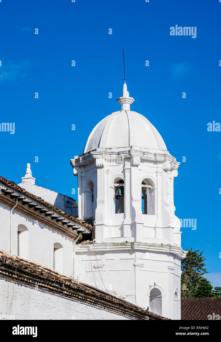 Kirche Santo Domingo, Popayan, Cauca, Kolumbien Stockfoto