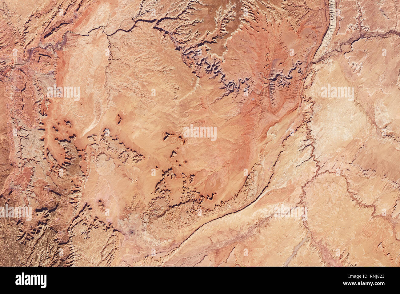 Luftaufnahme von Monument Valley, USA Stockfoto