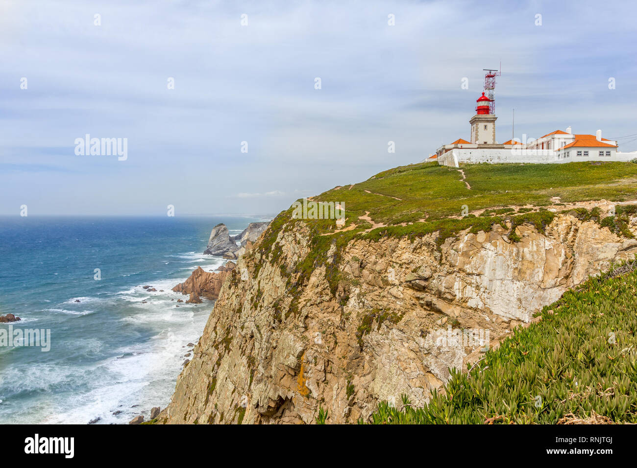 Cabo da Roca (Cape Roca), Portugal Stockfoto