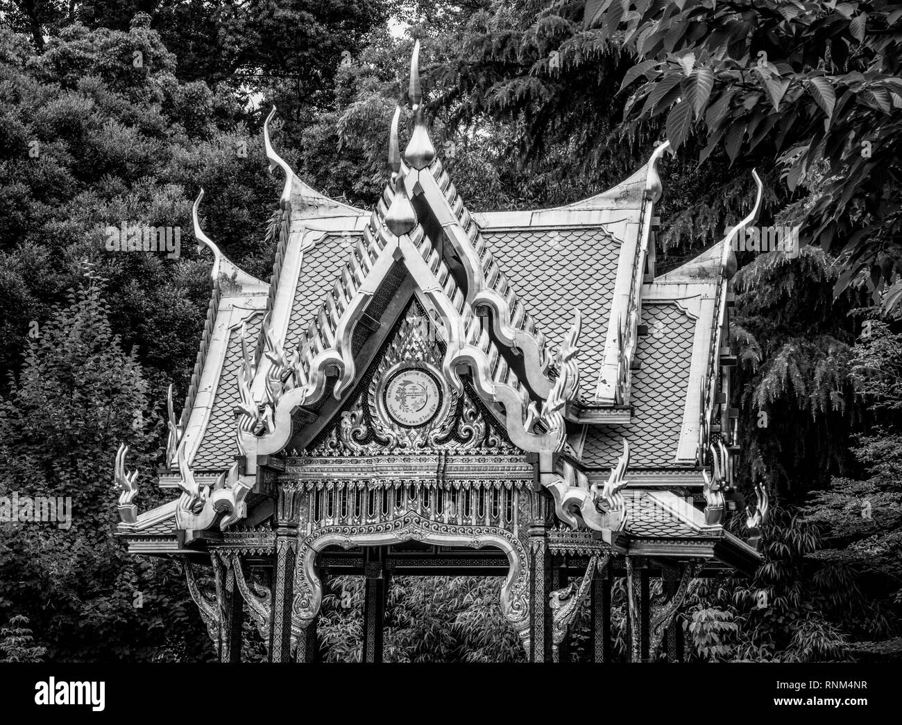 Goldene Pagode in Ueno Park in Tokio Stockfoto