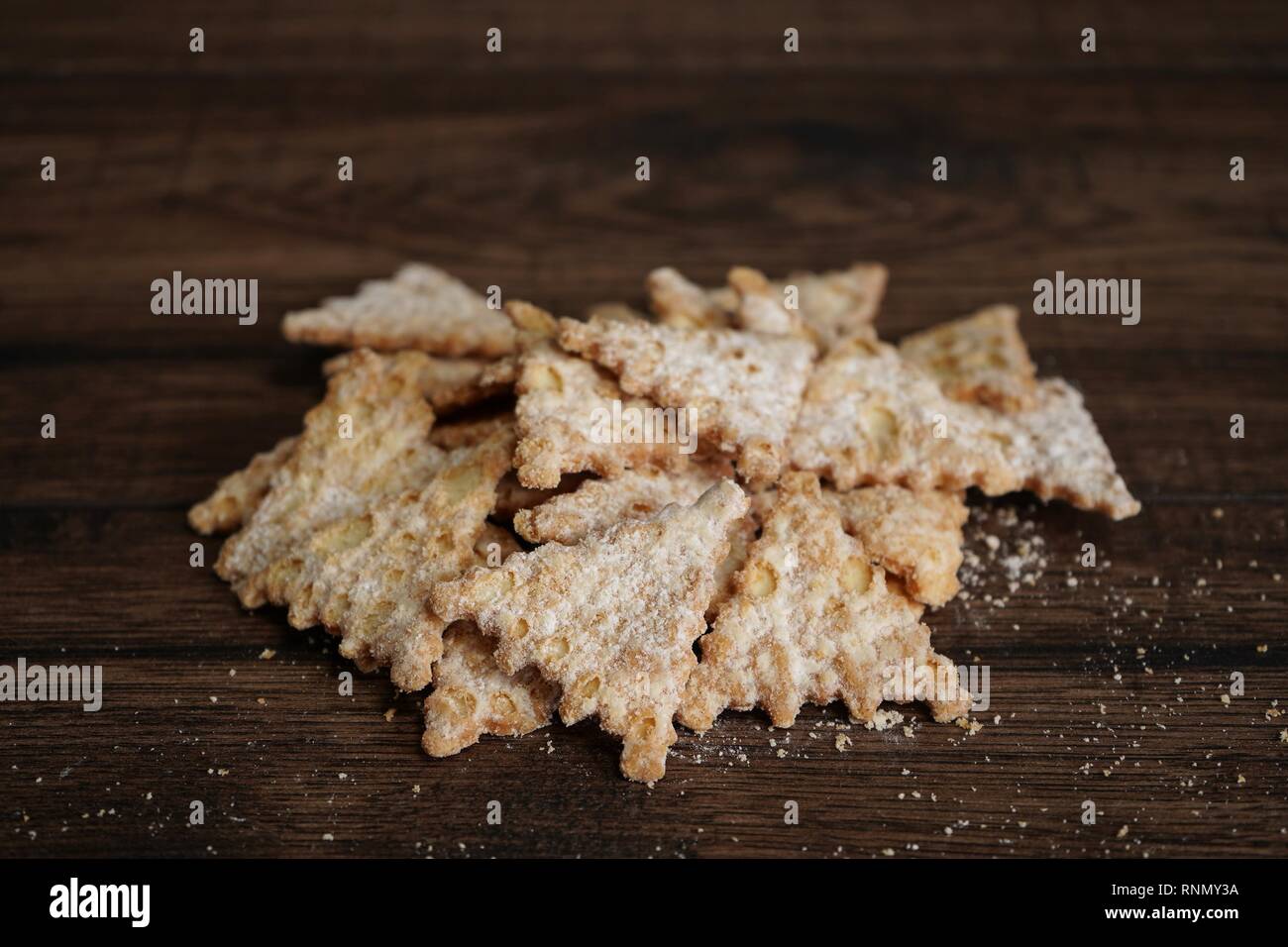Cannoli Chips, selektiven Fokus Stockfoto