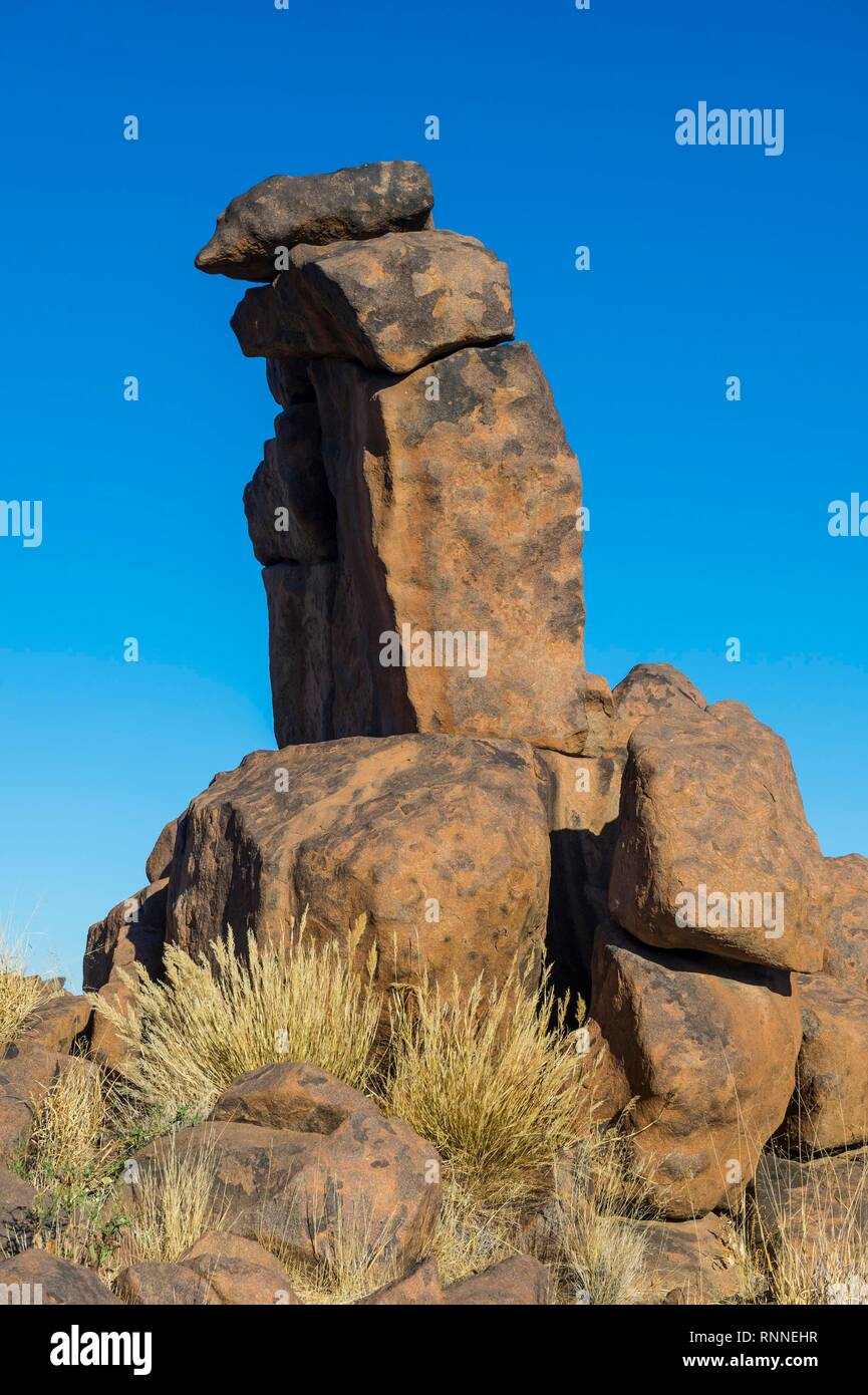 Bizarre Felsformationen, Riesen Spielplatz, Ketmanshoop, Namibia Stockfoto