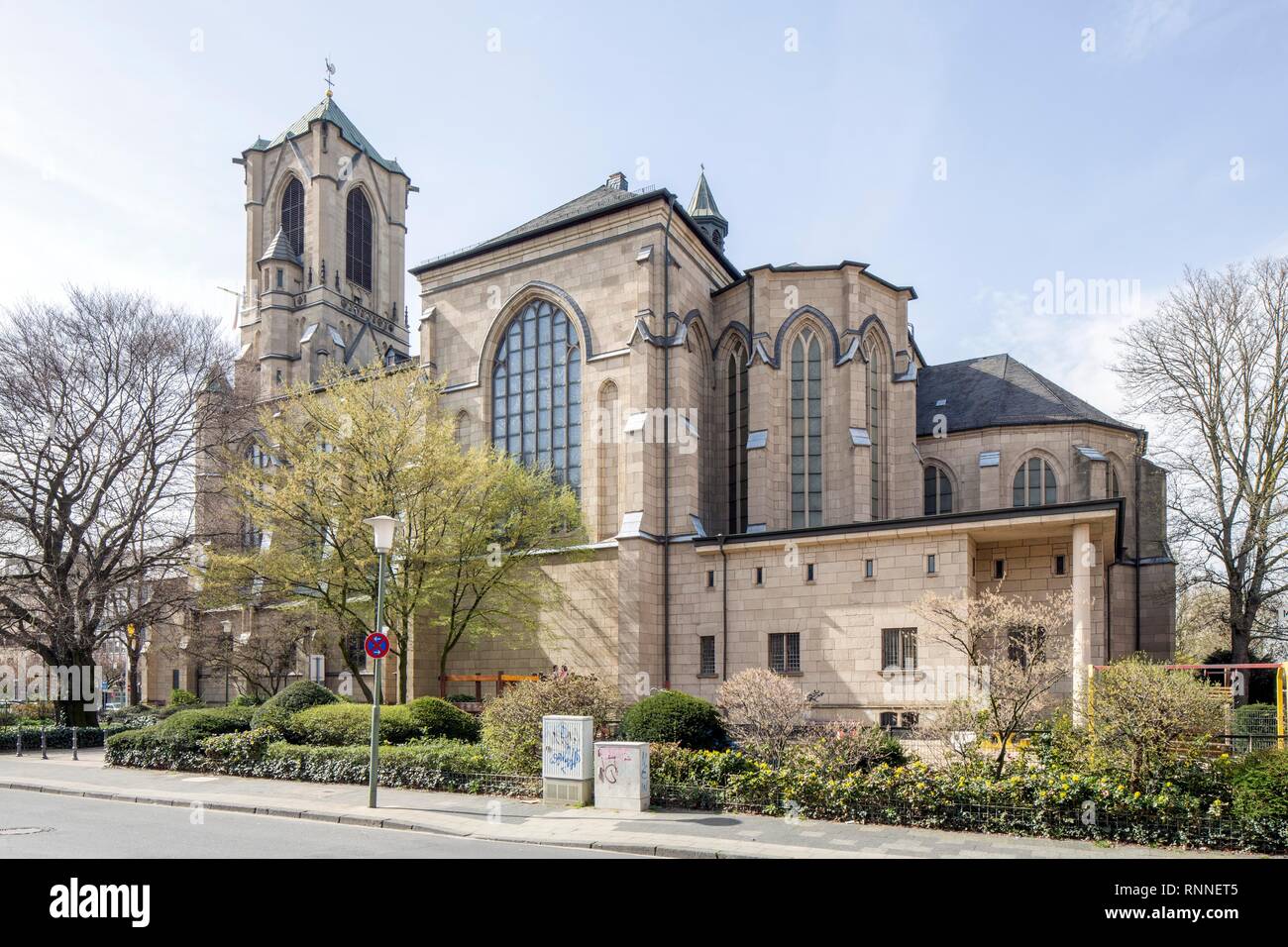 Katholische Pfarrkirche St. Maria, Neuss, Rheinland, Nordrhein-Westfalen, Deutschland Stockfoto