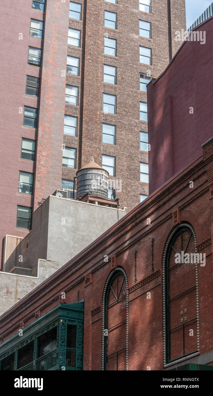 Die Dächer der Stadt New York, USA Stockfoto