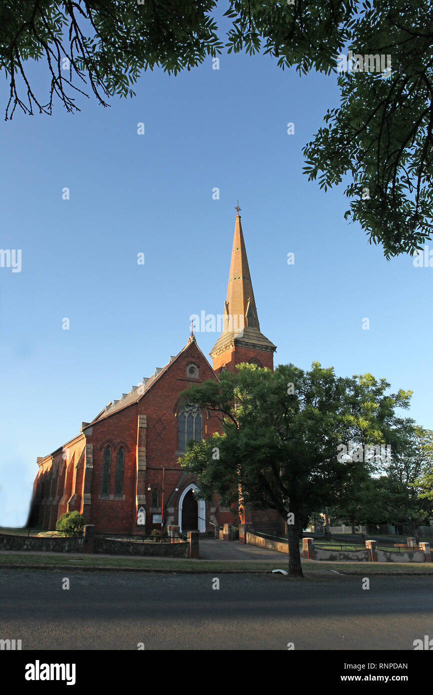 Besuchen sie Australien. Ansichten und scenics von Land und Kontinent Australien. Kirchen Stockfoto