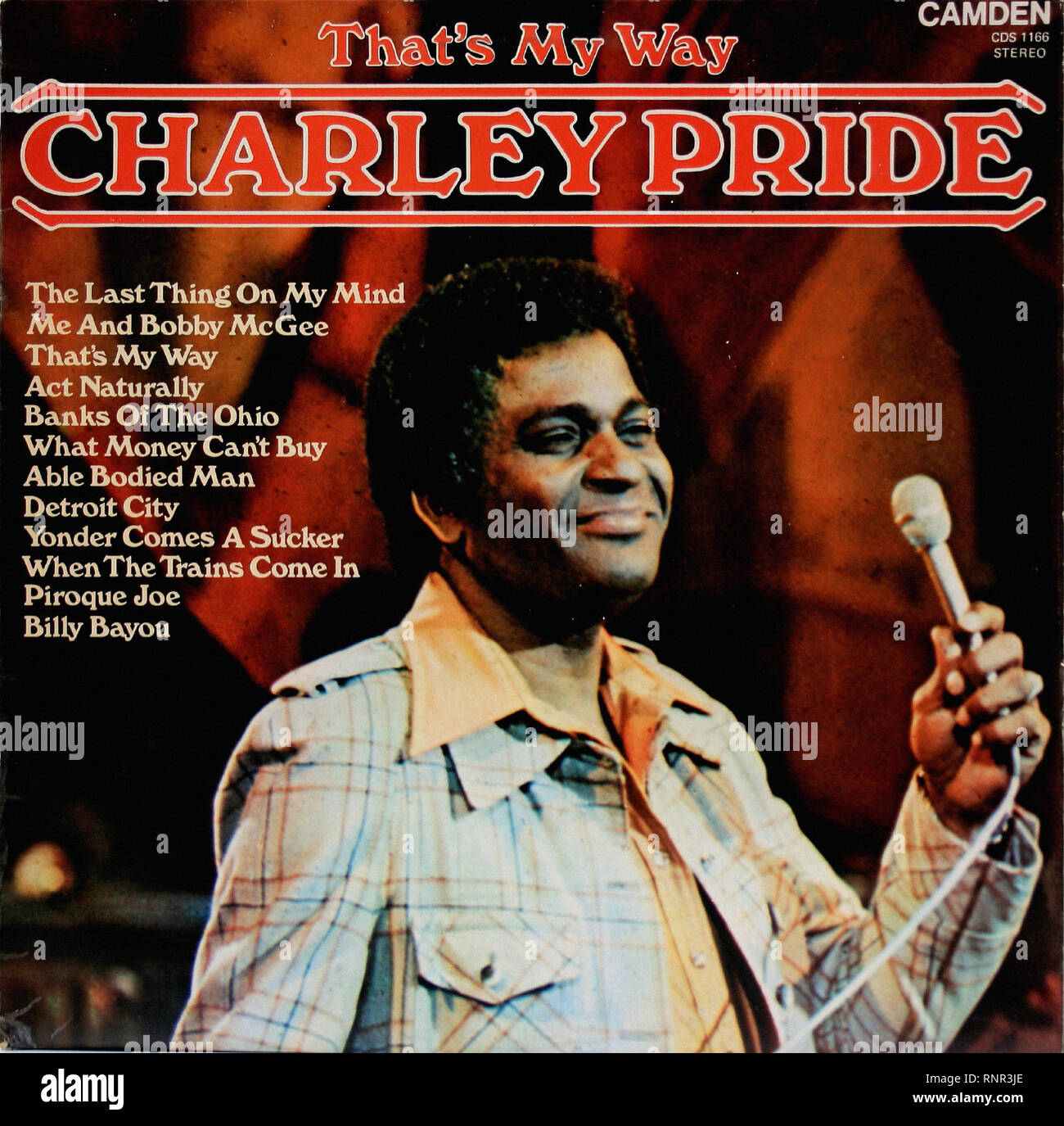 Charley Pride Das ist Mein Weg - Vintage Cover Album Stockfoto