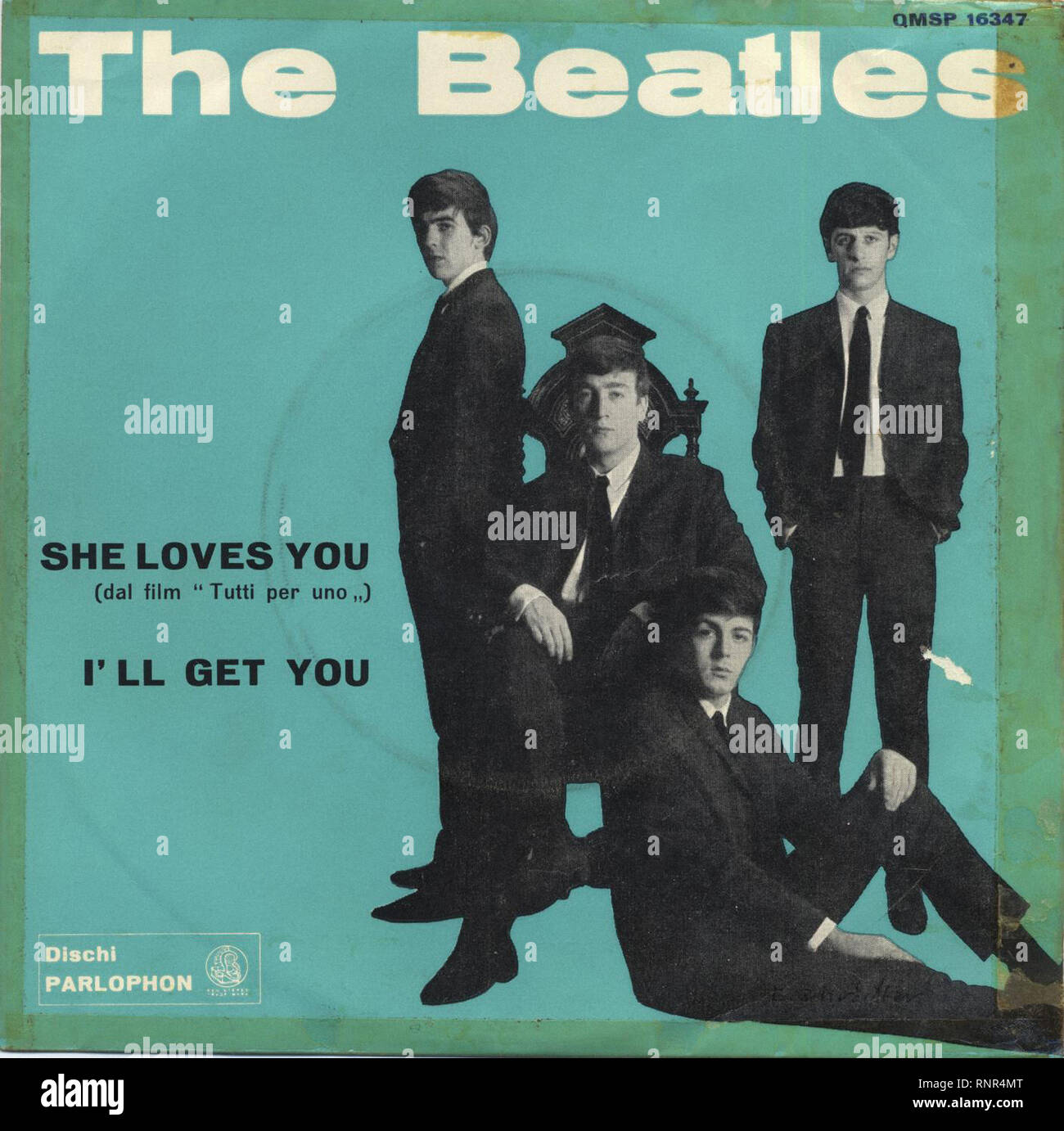 Die Beatles Sie Liebt Sie Vintage Cover Album Stockfotografie Alamy