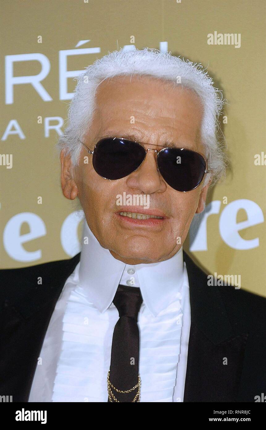 Karl Lagerfeld 2006 Adam Schädel/PHOTOlink.net Stockfoto