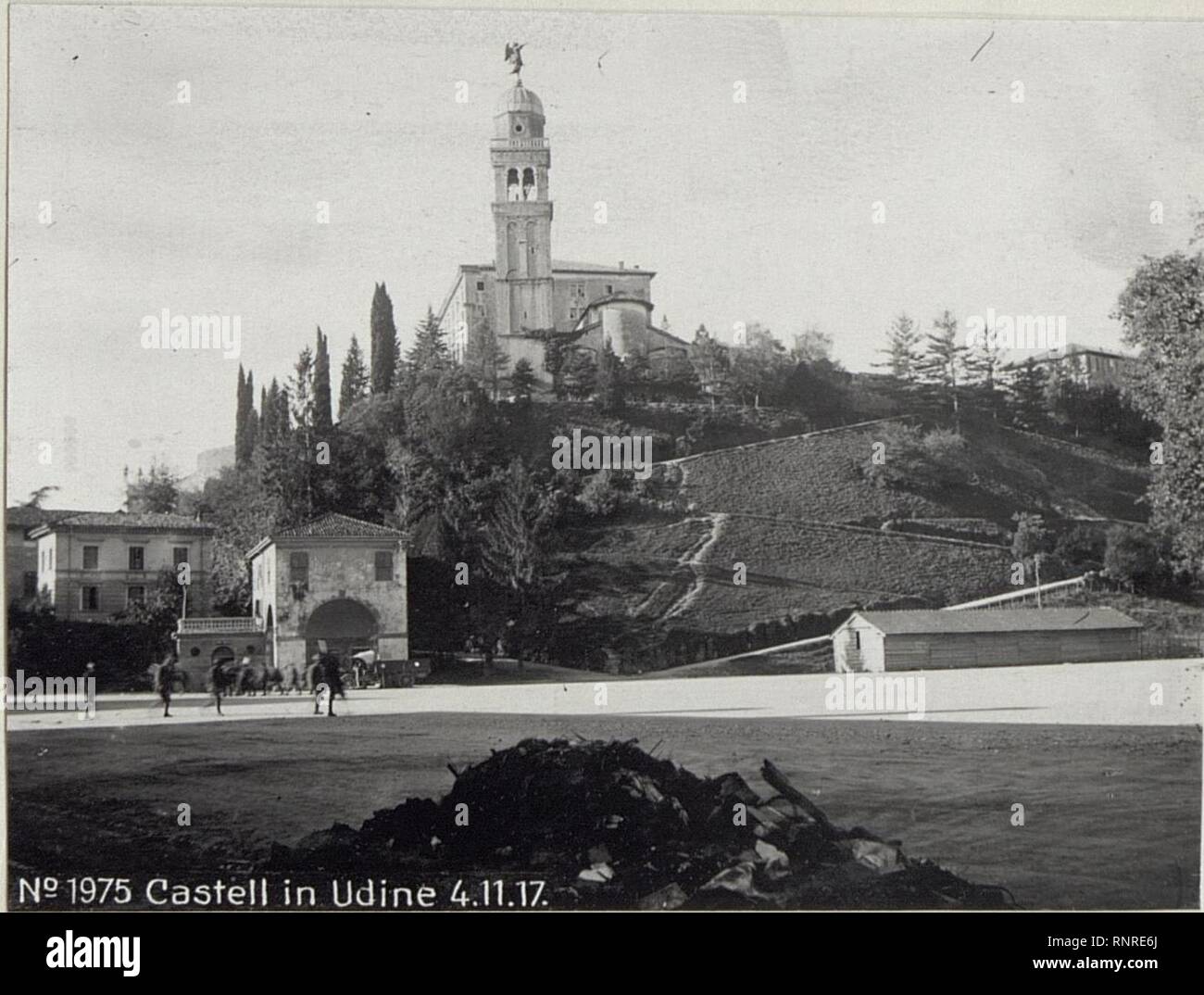 Castell in Udine 4.11.17. Stockfoto