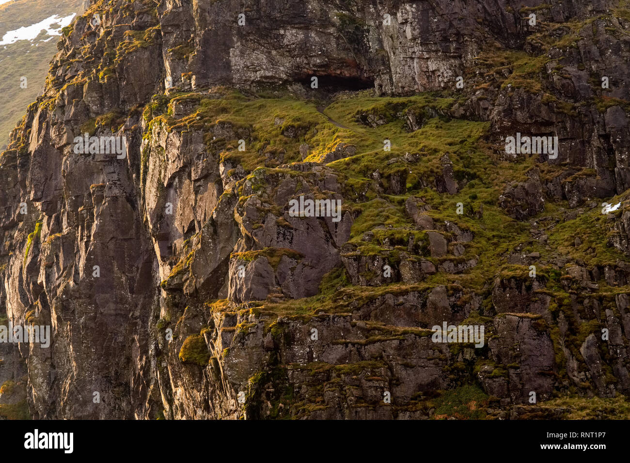 Der Priester Loch Höhle, Lake District, Großbritannien Stockfoto