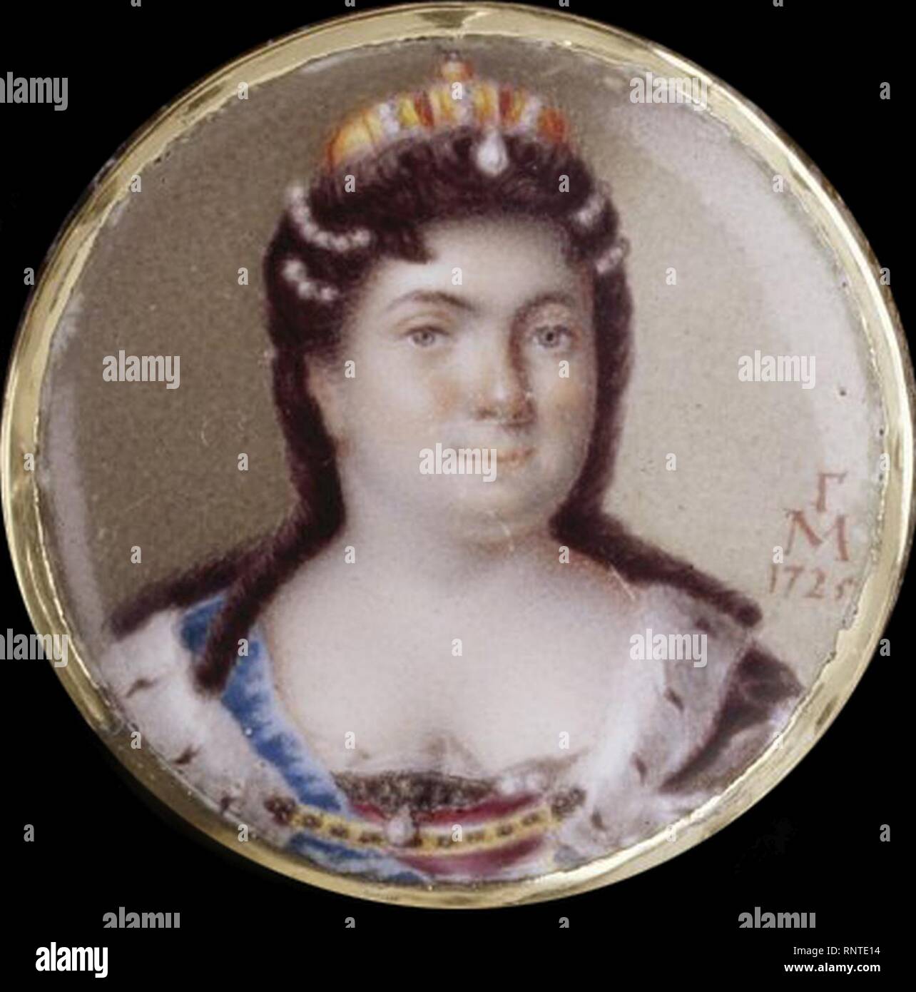 Katharina I. von G. Musikiysky auf Watch (1725 Stockfoto