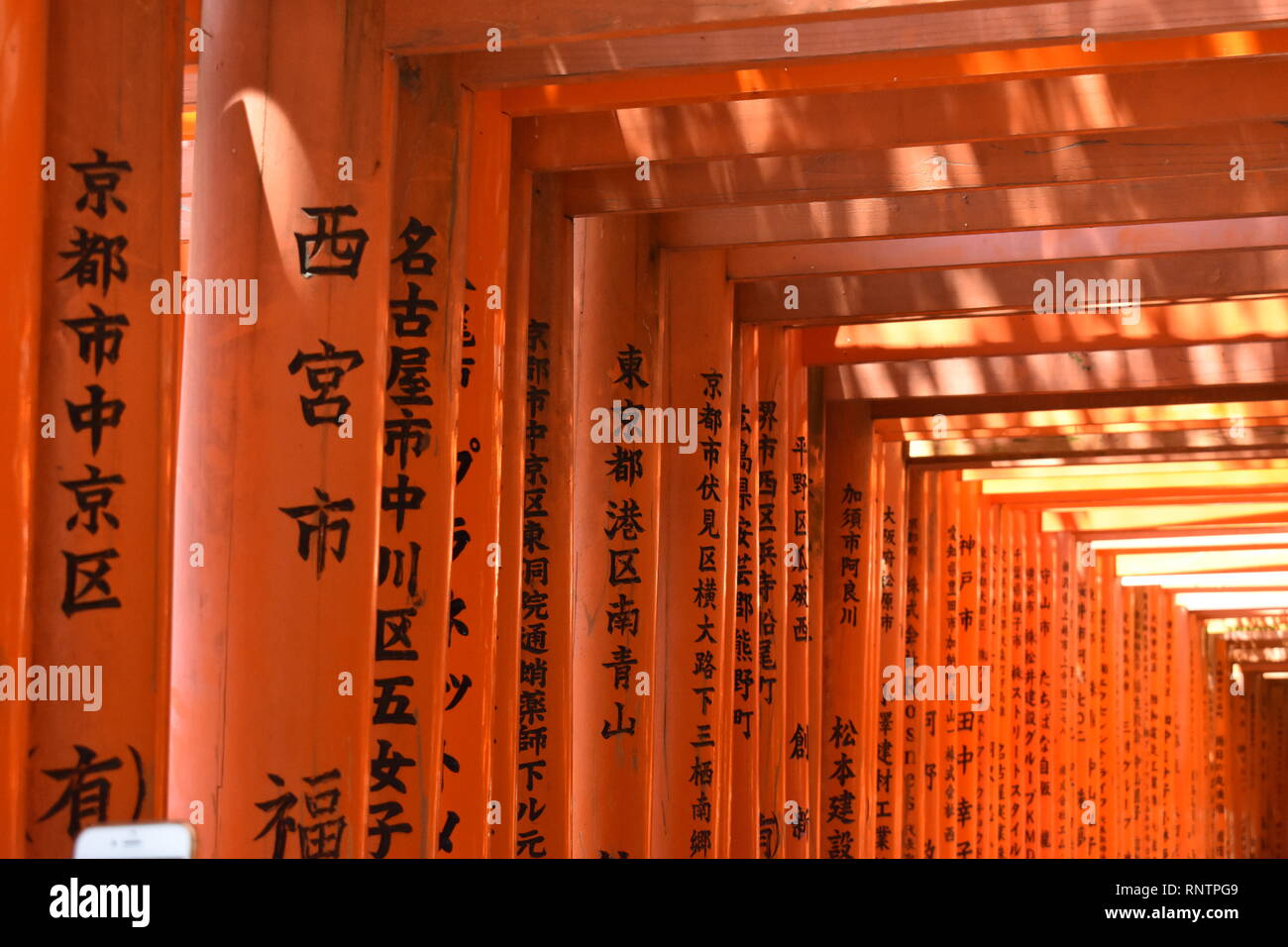 Tore von Inari Stockfoto