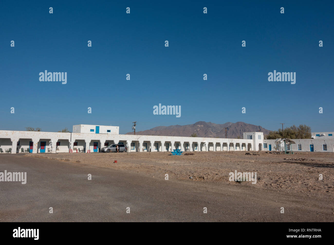 Amargosa Opera Hotel, Death Valley Junction, California, United States. Stockfoto