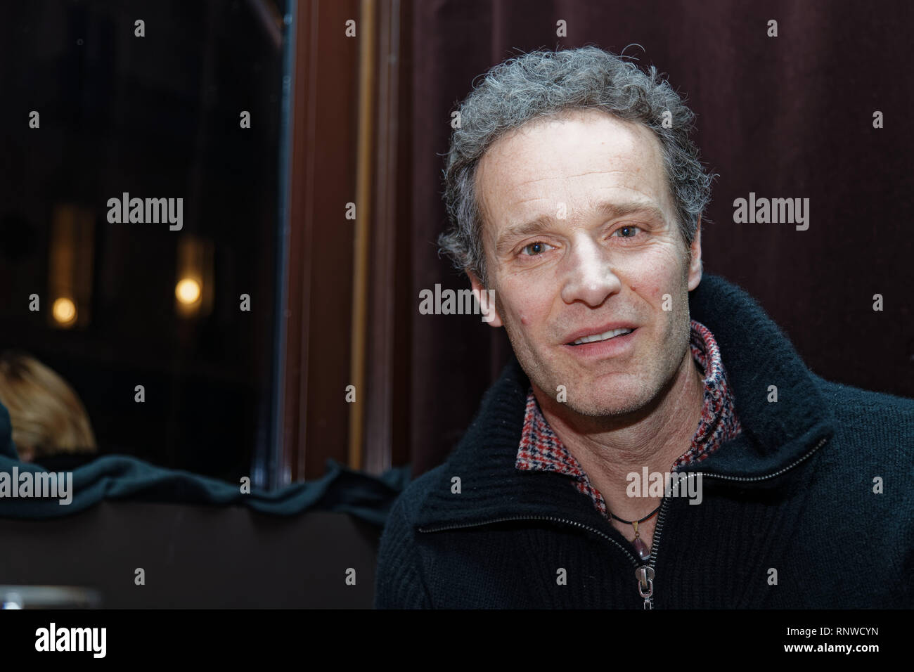 Paris, Frankreich. Februar 2019. Guillaume Cramoisan, französischer Schauspieler, besucht Paris Stockfoto