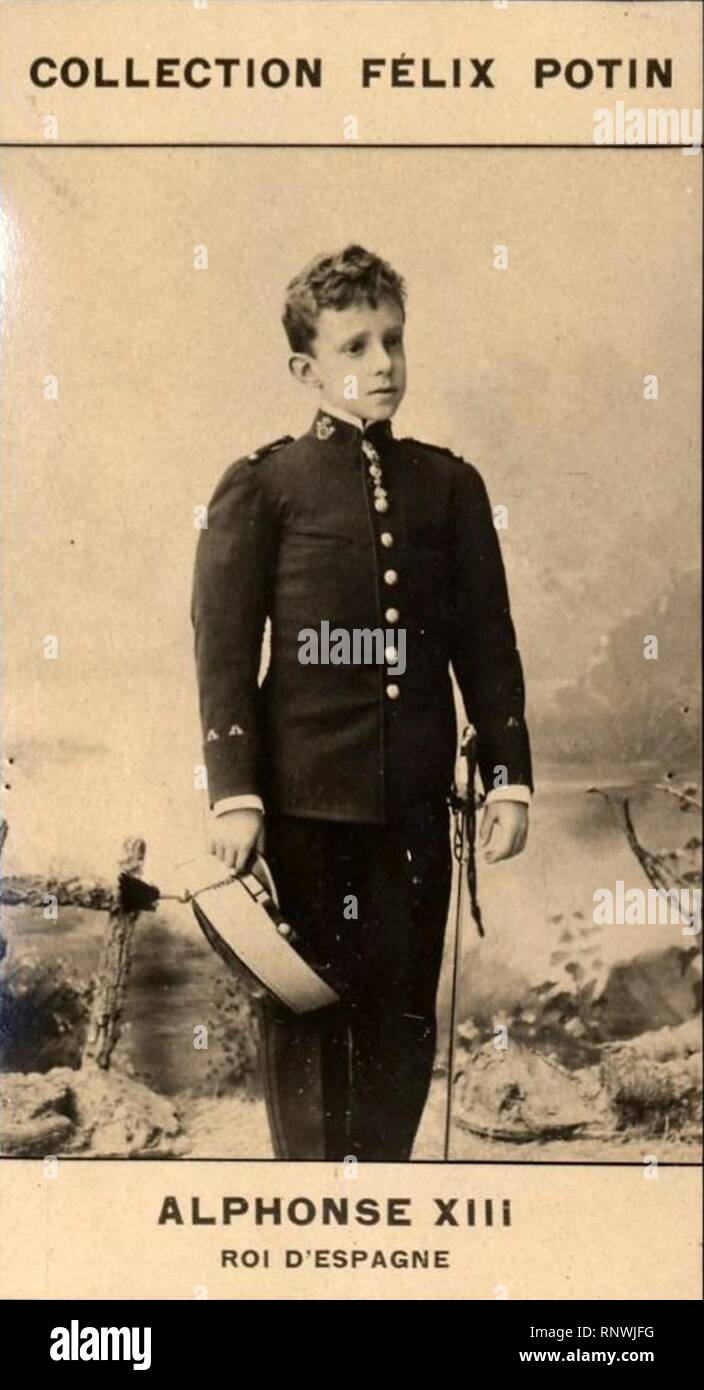 Gfp Alphonse XIII, Roi d'Espagne (1). Stockfoto