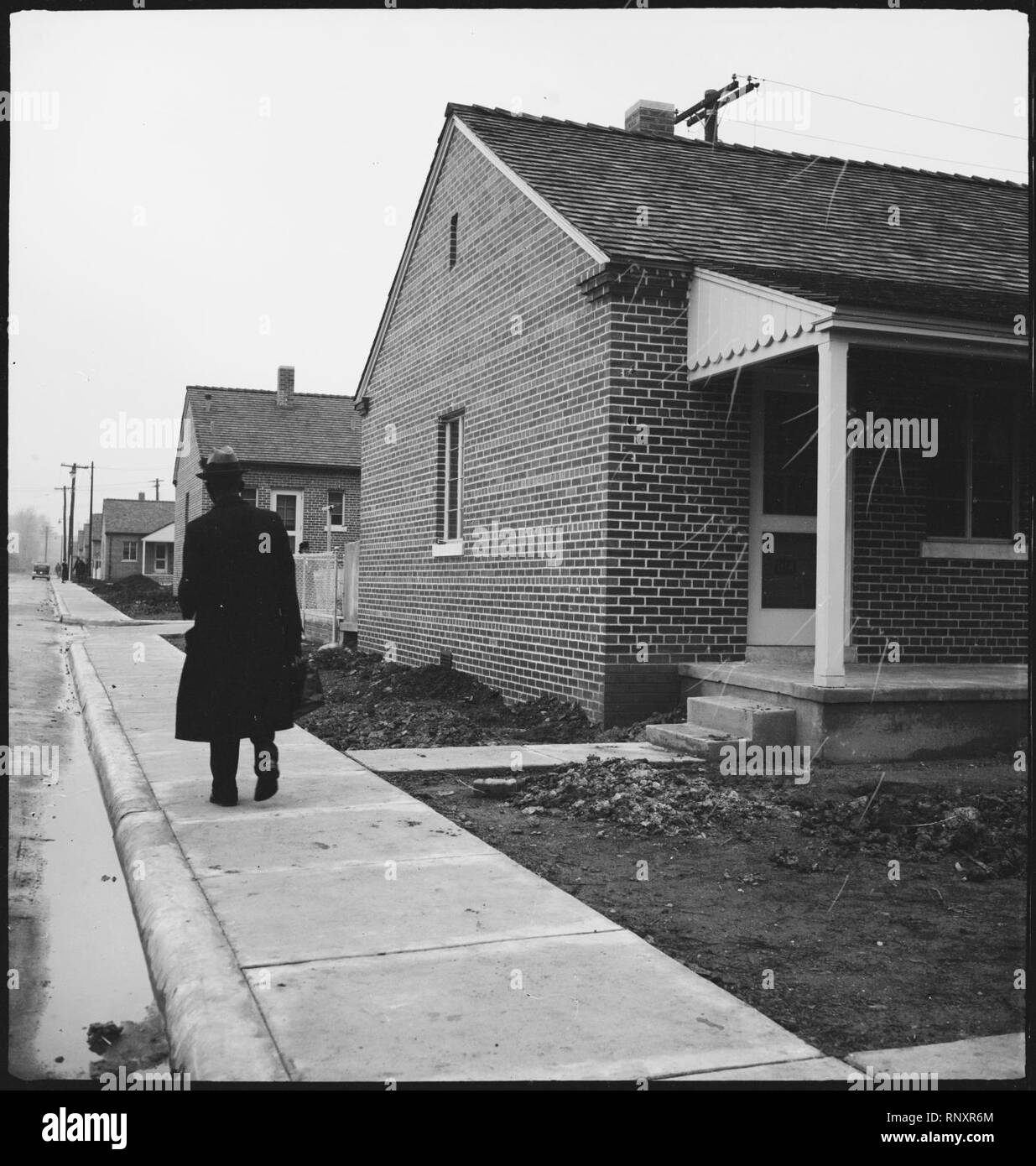 CH-NB-USA, Birmingham - AL-Häuser - Annemarie Schwarzenbach - SLA-Schwarzenbach-A -5-11-021. Stockfoto