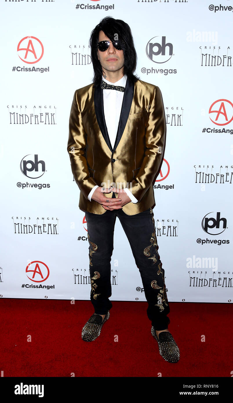 Criss Angel feiert die offizielle Eröffnung von MINDFREAK im