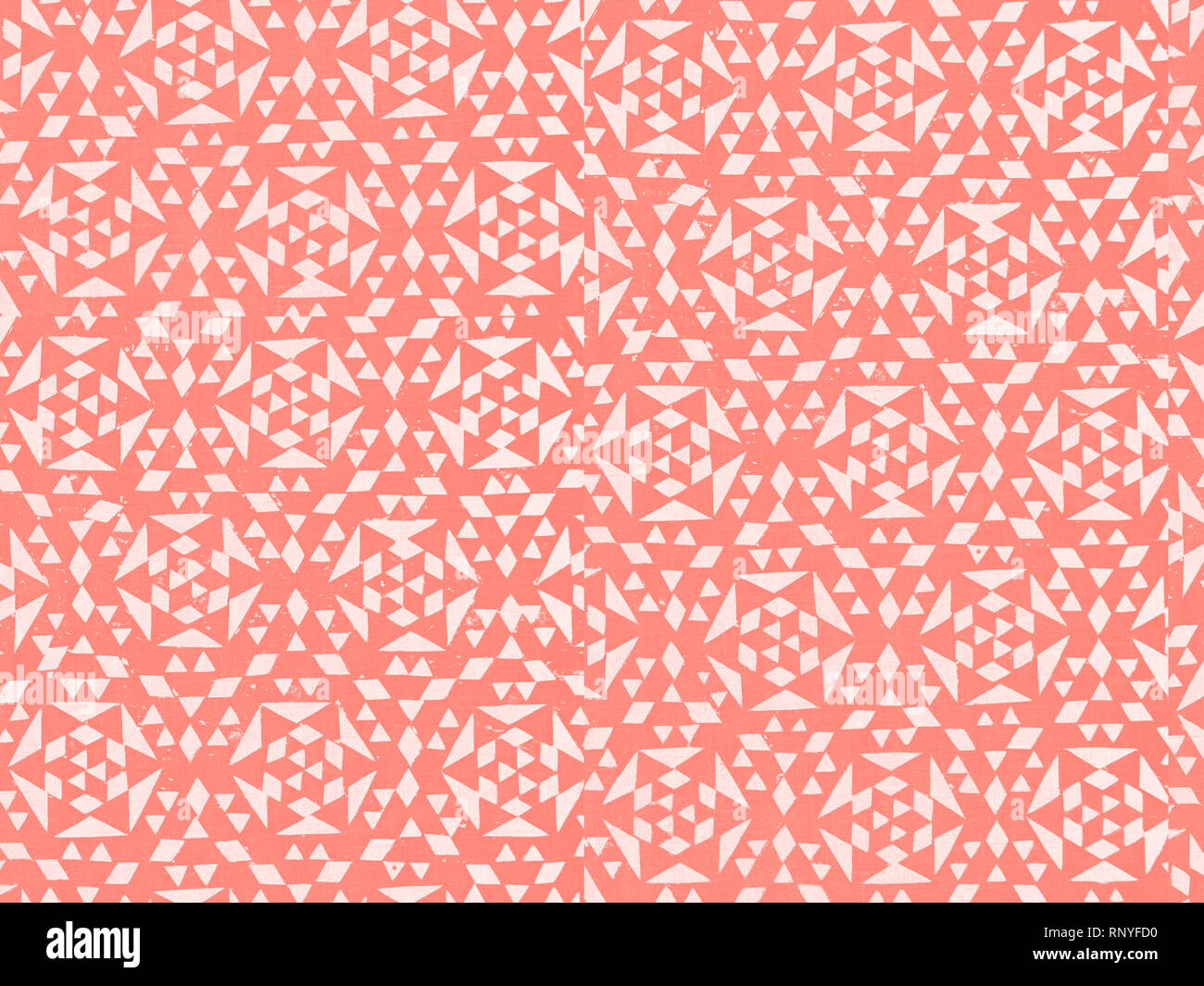 Farbe des Jahres 2019 - Lebende Korallen Hintergrundmuster für Ihr Design Stockfoto