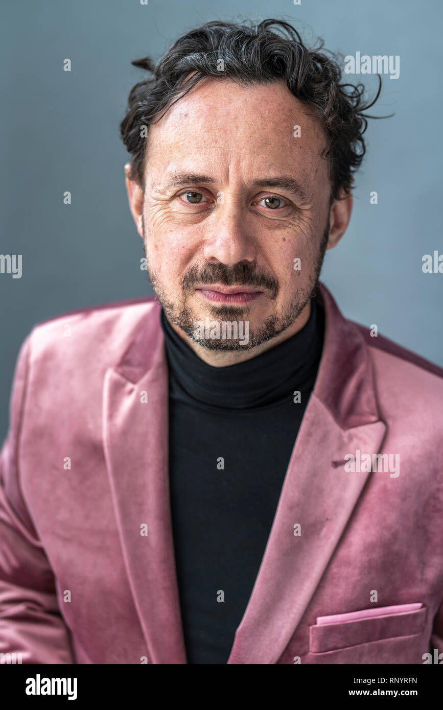 LOS ANGELES, Ca - 12. Februar: Komponist David Norland in Los Angeles, Kalifornien am 12. Februar 2019. Stockfoto