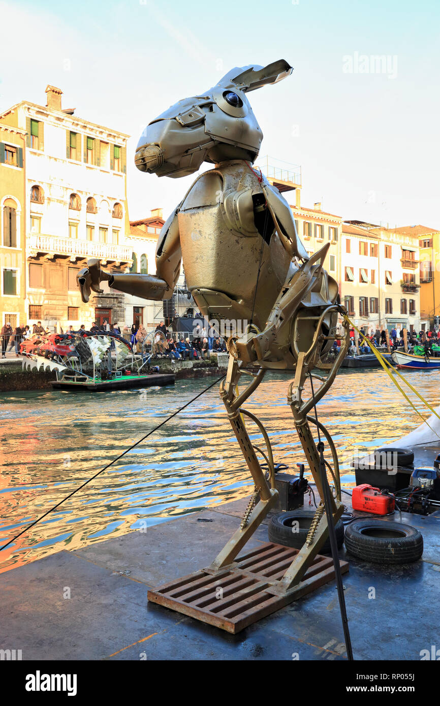 Festa Veneziana auf dem Wasser Stockfoto