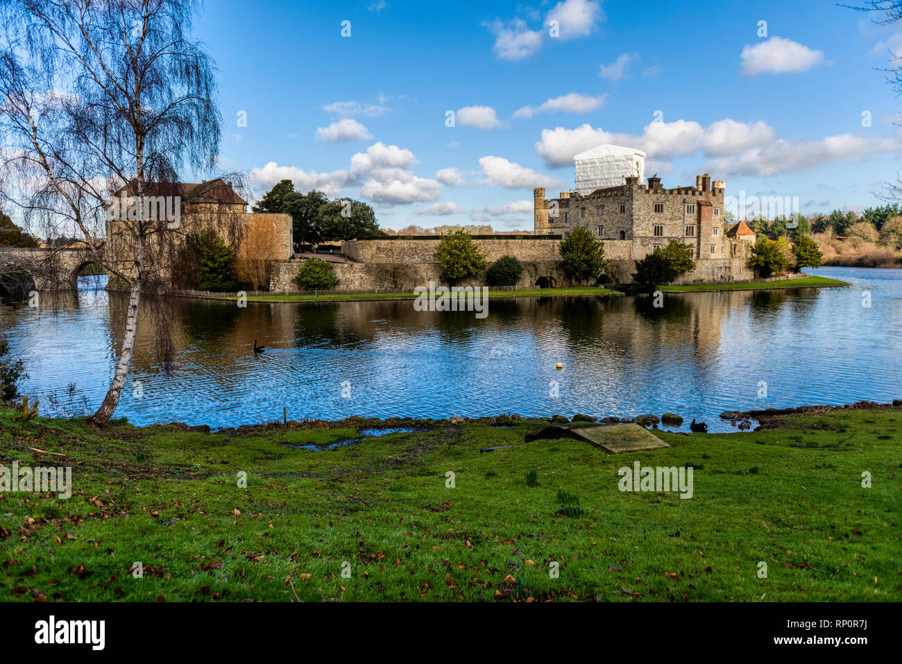 Leeds Castle in der Nähe von Maidstone in Kent, England Stockfoto