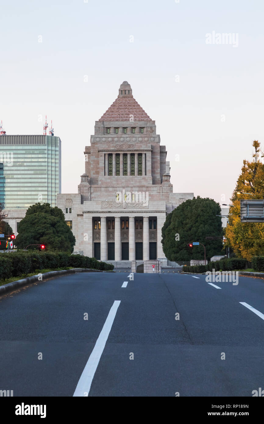 Japan, Honshu, Tokio, Japan National Diet Gebäude Stockfoto