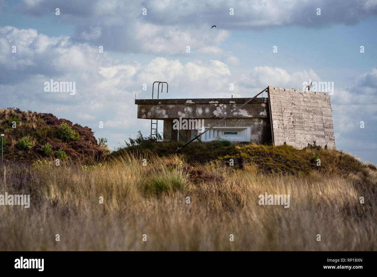 Bunker an der Bundeswehr Schießplatz und Truppenübungsplatz der